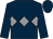 Dark blue, grey triple diamond (Owen Promotions & Dooley Thoroughbreds)