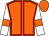 Orange, red seams, white sleeves, orange armlets, orange cap (Flash Figs Racing)