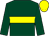 Dark green, yellow hoop, yellow cap (Denford Stud)