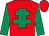 Red, emerald green cross of lorraine and sleeves (Martin Broughton & Friends 5)