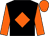 Black, orange diamond, sleeves and cap (Down The Quay Club)
