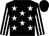 Black, white stars, striped sleeves, black cap (Imperial Racing Partnership 2016)