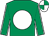 Emerald green, white disc, white seams on sleeves, quartered cap (Cedille Partnership)