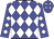 Blue, white diamonds