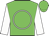 Green, white circle, white sleeves