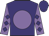 Purple, mauve ball, purple diamonds on mauve sleeves, purple cap