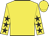 Yellow, Black Stars on Sleeves