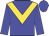 Blue, gold chevron, gold band on sleeves