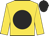 Gold, black ball, black cap