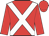 Red, white cross sashes, 'two brothers' and sleeves, red cap