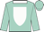 Aqua, white collar, white shield, aqua cap
