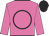Hot pink, black circle, hot pink sleeves, black cap
