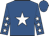 Royal blue,white star, white stars on sleeves, royal blue cap