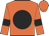 Orange, black disc, black armlets