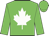 Green with white maple leaf