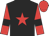 Black, red star, red sleeves, black armlets, red cap (Resdev & Partner)