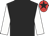 Black, white slvs, red cap, black star (Moyglare Stud Farm)