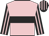 Pink, black hoop, black and pink striped sleeves and cap (Hoggies Bar Syndicate)