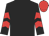 Black, red chevrons on sleeves, red cap (Al Shira'aa Racing)