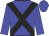 Blue, black cross sashes, blue sleeves
