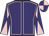 Purple, pink seams, diabolo on sleeves, quartered cap