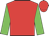 Red, green sleeves, red cap