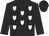 Black, white hearts