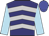 Navy, silver chevrons, sky blue sleeves, blue cap