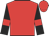 Red, red bars on black sleeves, red cap