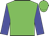 Green, blue sleeves