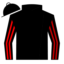 Black, red and white "SP Racing", red stripes on sleeves