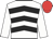 White & black chevrons, white sleeves, red cap