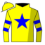 Yellow, Blue Star, Blue Bars on Sleeves, Yellow Cap