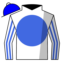 White, White 'ML' in Royal Blue Ball, Royal Blue Stripes on White Sleeves, Blue Cap