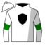 White, Green and Black Emblem, Green Band on Sleeves, White Cap