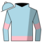 Light Blue, Pink Belt, Pink Band on Sleeves, Light Blue Cap