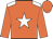 Orange Body, White Star And Shoulders, Orange Arms, Orange Cap