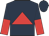 Dark Blue, Red Triangle, Dark Blue & Red Halved Sleeves, Dark Blue Cap
