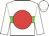 White, 'wm' on red ball on green hoop