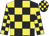 Black and yellow blocks,