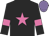 black, hot pink star and armlets, mauve cap