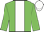 green, white stripe, white cap