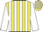 yellow, white stripes, white sleeves
