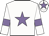 White, mauve star, armlets and star on cap