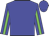 Blue,green stripe on sleeves