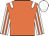 Orange, white epaulets, white and orange striped sleeves, white cap
