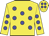 Yellow, blue dots