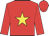 Red body, yellow star, red arms, red cap