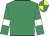 Emerald Green, White armlets, Emerald green and yellow quartered cap