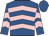Royal blue, pink chevrons, royal blue cap